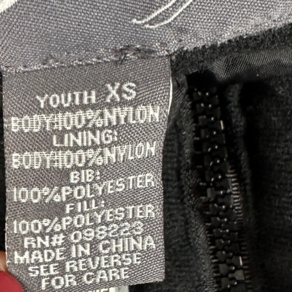 Polar Edge‎ Silver Series Youth XS Black Insulated Snow Bibs Ski Pants Overalls